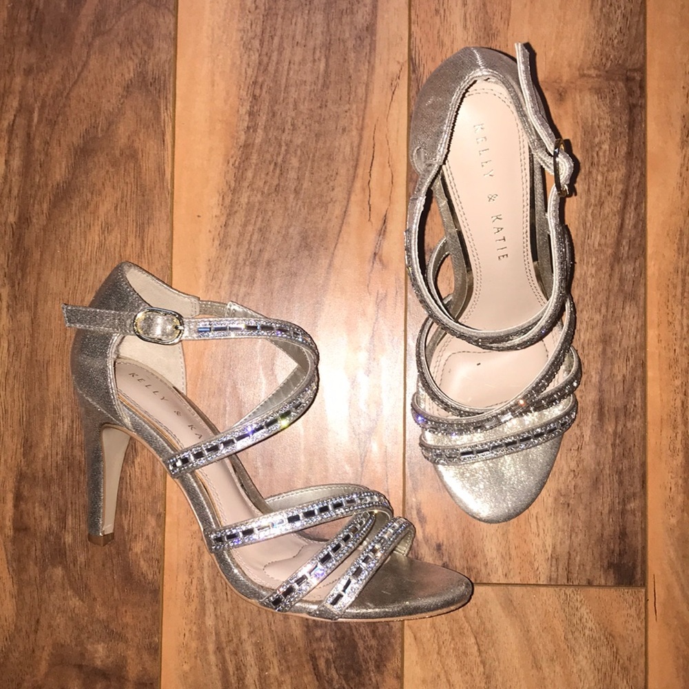 Kelly & Katie Gold Heels